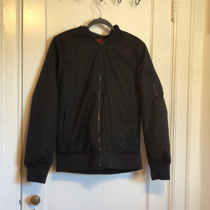 Men's Arizona Jeans Bomber Jacket in Black